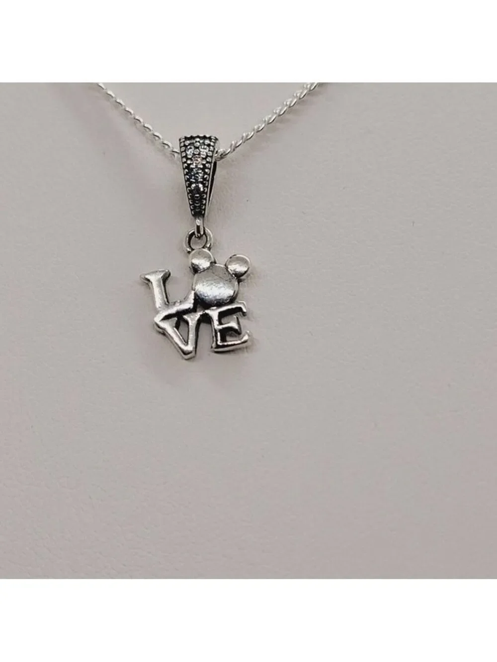 LOVE Sterling Silver Set – Necklace & Earrings with Gift Bag